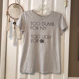 Olive and Bette’s heather grey t shirt